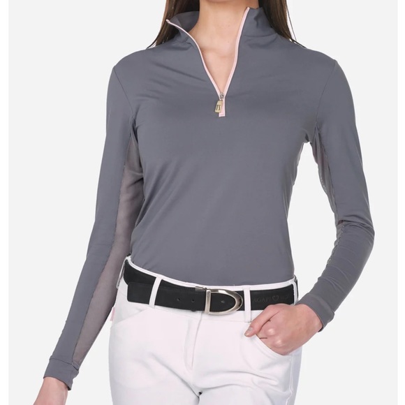The Tailored Sportsman Tops - THE TAILORED SPORTSMAN ICE FIL LONG SLEEVE ZIP TOP
122